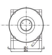 Querschnitt vom Dachventilator